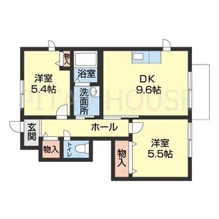 ディアス赤坂【101号室】の間取り