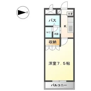 グレース和歌浦【202号室】の間取り