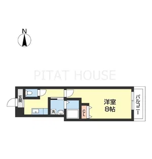 ヴァンクール吹屋【102号室】の間取り