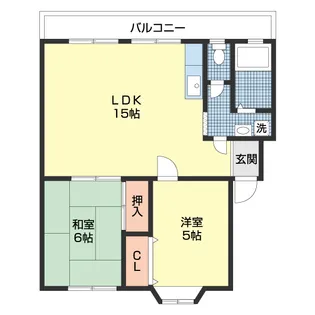 グリーンハイツヒロ【33号室】の間取り