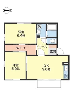 石津ハイツ【205号室】の間取り