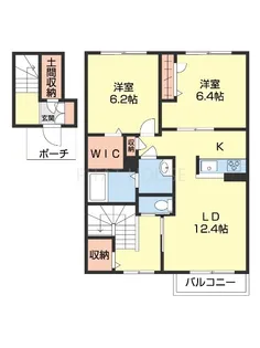 シャーメゾン浜の宮【207号室】の間取り
