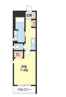 デントハウス【203号室】の間取り