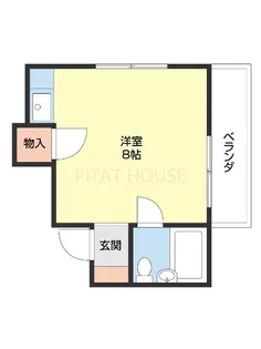 コーポホワイト旭橋【A号室】の間取り