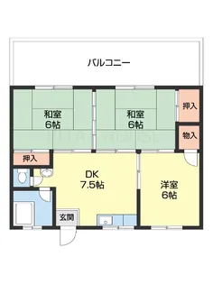 原田マンション【205号室】の間取り