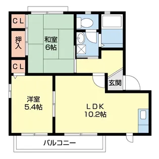 リバーサイド湯浅【105号室】の間取り