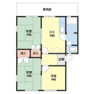 エスペラント【110号室】の間取り