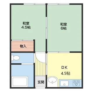 ビアンコ内原【210号室】の間取り