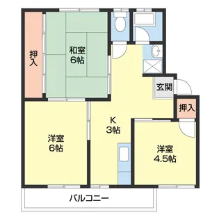 3Kの間取り画像