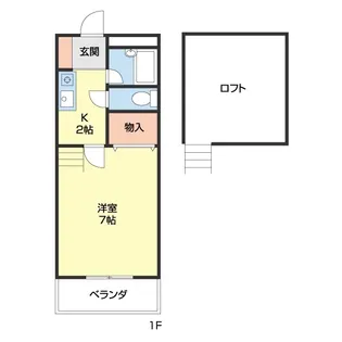 レオ紀三井寺【101号室】の間取り