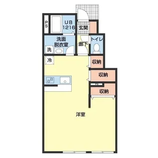 ウエストヒルズⅢ【1階】の間取り