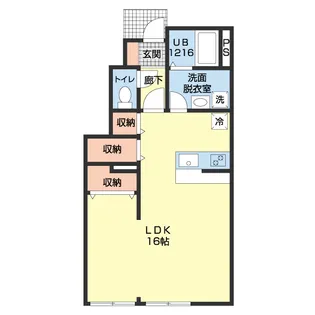 ウエストヒルズⅢ【1階】の間取り