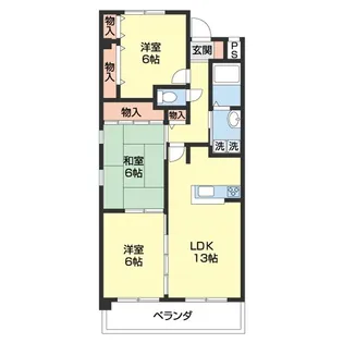 ル・シャトレ【105号室】の間取り