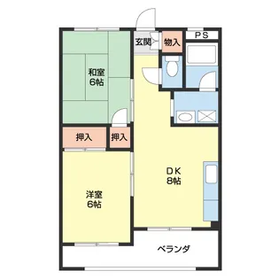 ピュアシティー561【301号室】の間取り