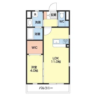 m.なつ&秋【1階】の間取り