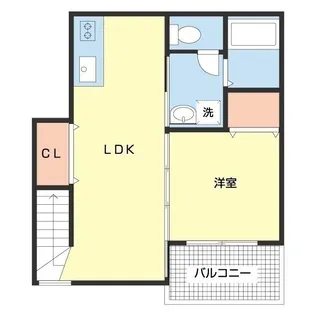 TJ重根【2階】の間取り