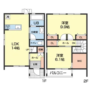 La Ferio 下津駅前Ⅱ【1階】の間取り