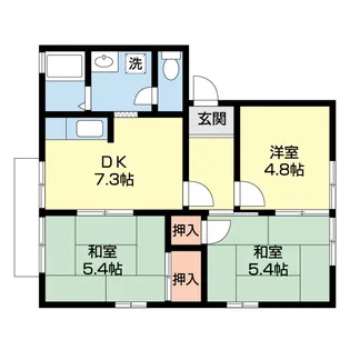 フレグランス神前【206号室】の間取り