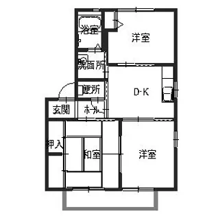 シャーメゾンM【201号室】の間取り