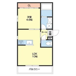 CELA Terrace【101号室】の間取り