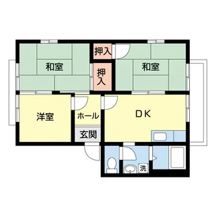 ドミールクルス【2階】の間取り
