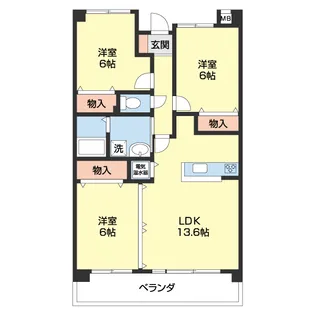 ル・シャトレ【1階】の間取り