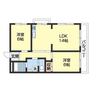 センチュリーハイツ和歌浦【2階】の間取り