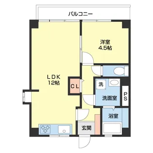 ニュー塩屋ハイツ【202号室】の間取り