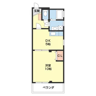 シーサイド弥生Ⅰ【205号室】の間取り