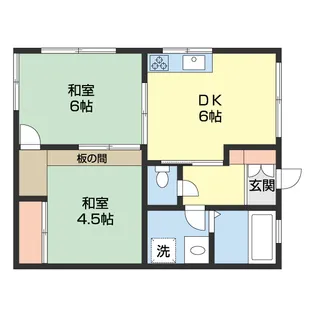 マンションニューハマ3B【103号室】の間取り