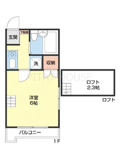 和歌山県和歌山市西浜3丁目【アパート】の間取り
