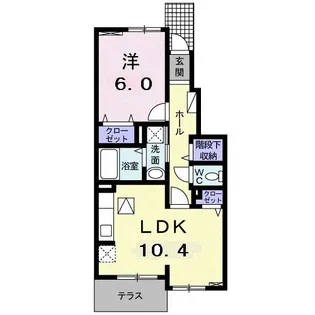 ベリーリーフ【1階】の間取り