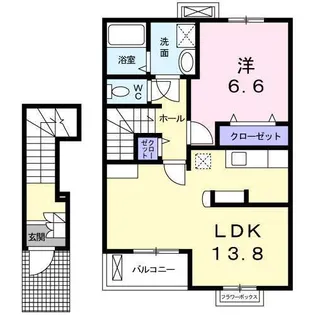 エリタージュ【2階】の間取り