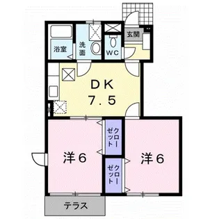 クレストール島【1階】の間取り