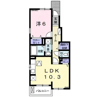 リノ小松原 Ⅲ【1階】の間取り