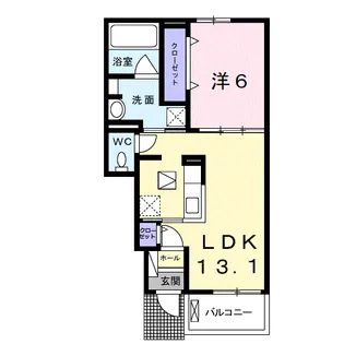 Ritu【1階】の間取り