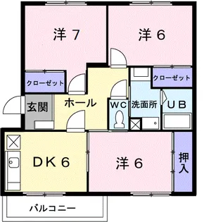 メゾン名草【2階】の間取り