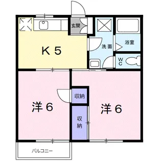 グリーンガーデン【2階】の間取り
