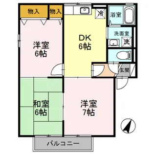 グレースKOA(コア)【2階】の間取り