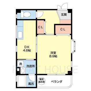 レスペート西庄Ⅴ【101号室】の間取り