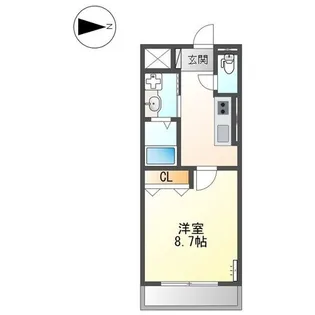 フルハウス黒田Ⅱ【203号室】の間取り