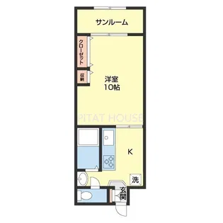 ハイツKOJIMA【L号室】の間取り