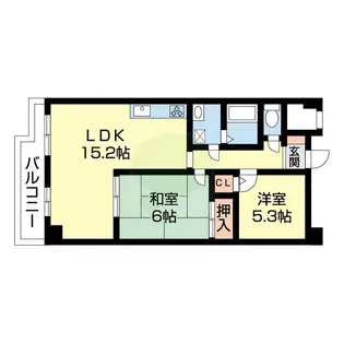 プリムローズ【702号室】の間取り