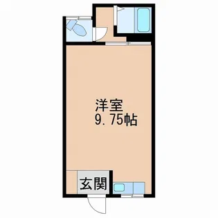 コーポ湊Ⅰ【106号室】の間取り