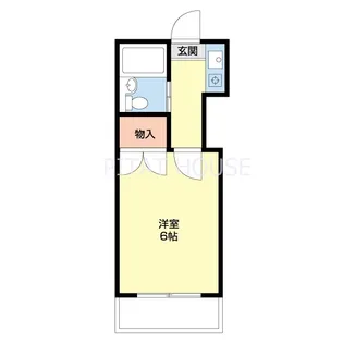 レオパレス中松江第3【202号室】の間取り