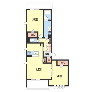 BEREO Rian【301号室】の間取り