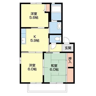 ラウンド.1【107号室】の間取り
