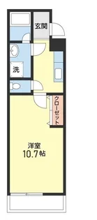 フジパレス小人町【105号室】の間取り