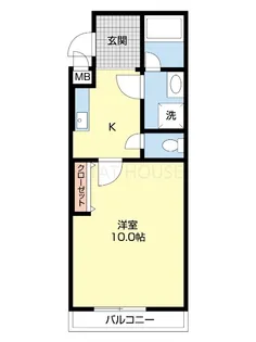 フジパレスジーナ【205号室】の間取り