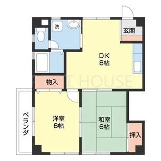 エメラルドハイツⅢ【3階】の間取り